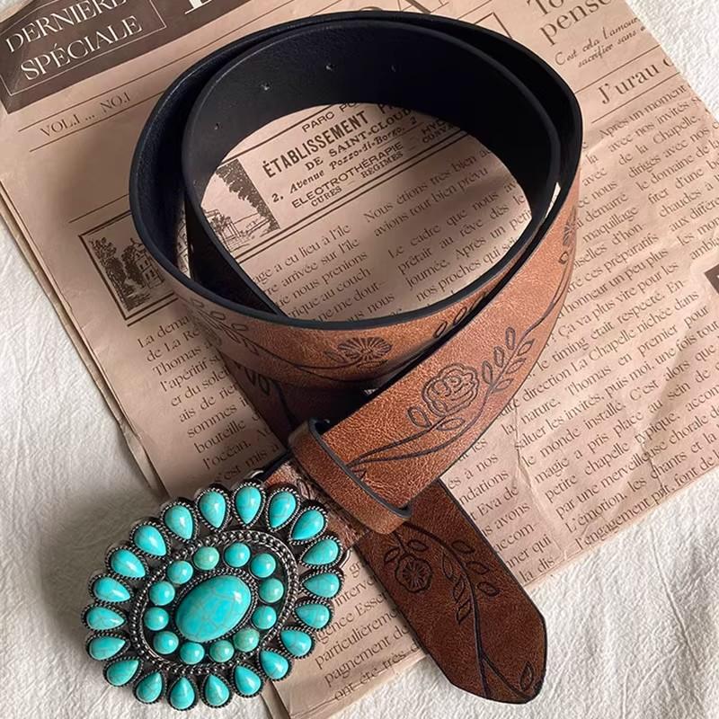 Bohemian Vintage Waist Belt for Women, Women Fashion Belt Adjustable for Dress Jeans, Plus Size Belt for Women 