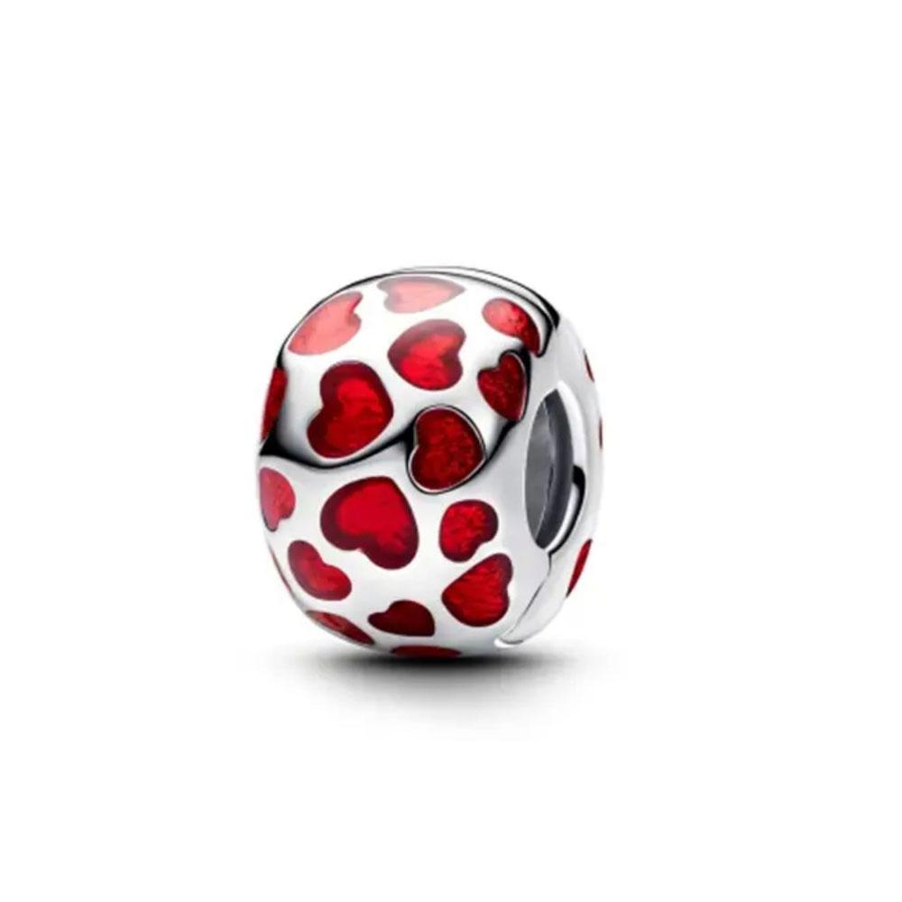 925 silver Red Christmas series Charm Apple snowman reindeerBead Fit Original Bracelet Ladies Exquisite Accessories Jewelry