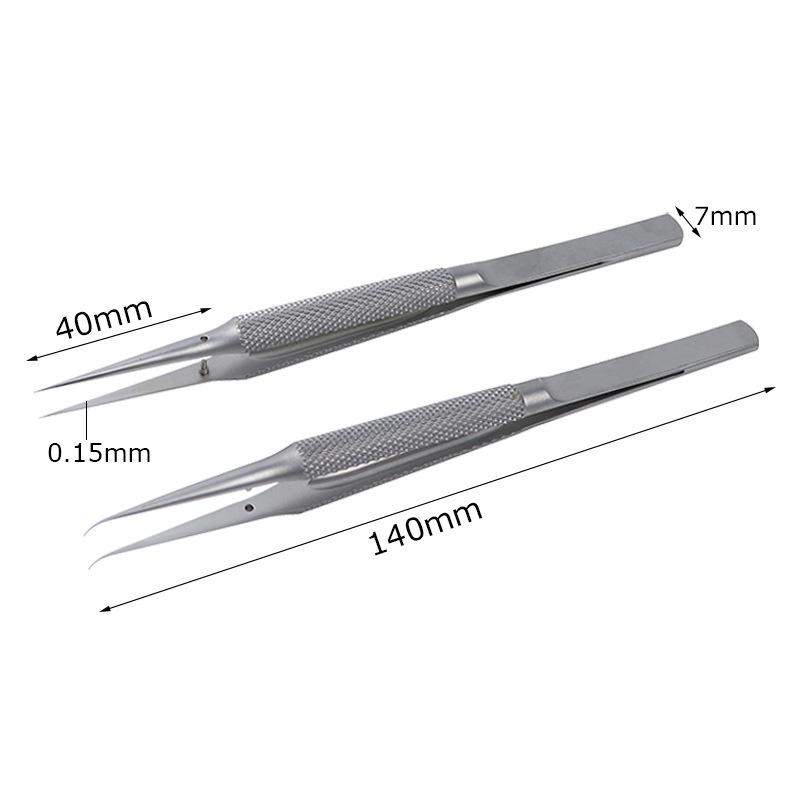 High-Precision Titanium Tweezers: Stainless Steel Repair Tool for Mobile Phone Electronics.