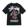 Grenzüberschreitende europäische und amerikanische Trendmarken, eine Vielzahl bedruckter Herren- und Damen-Kurzarm-T-Shirts, 220 Gramm lockere Streetwear-T-Shirts