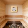 Professional Wooden Hygrometer Thermometers with Clear Readability Wood Humidity Temperature Gauges for Sauna Rooms