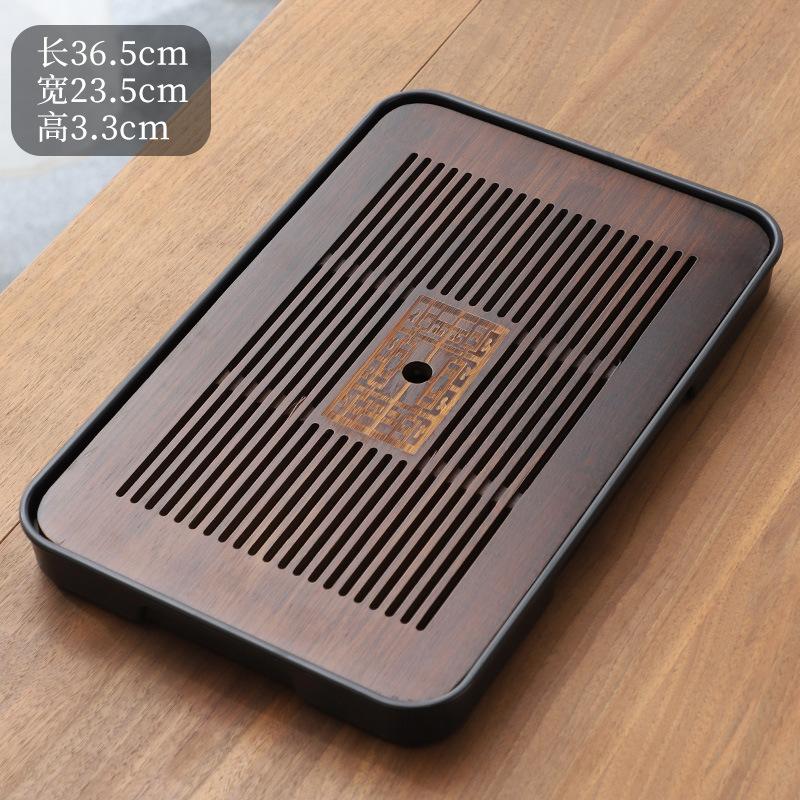 

1 шт. портативный бамбуковый поднос для чая небольшой бытовой простой набор для кунг-фу дренажное хранение сухое и влажное двойное использование