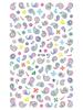 3D Waterproof Self-Adhesive Flower Nail Stickers: Spring Peach, Rose, Cherry Blossom Decals