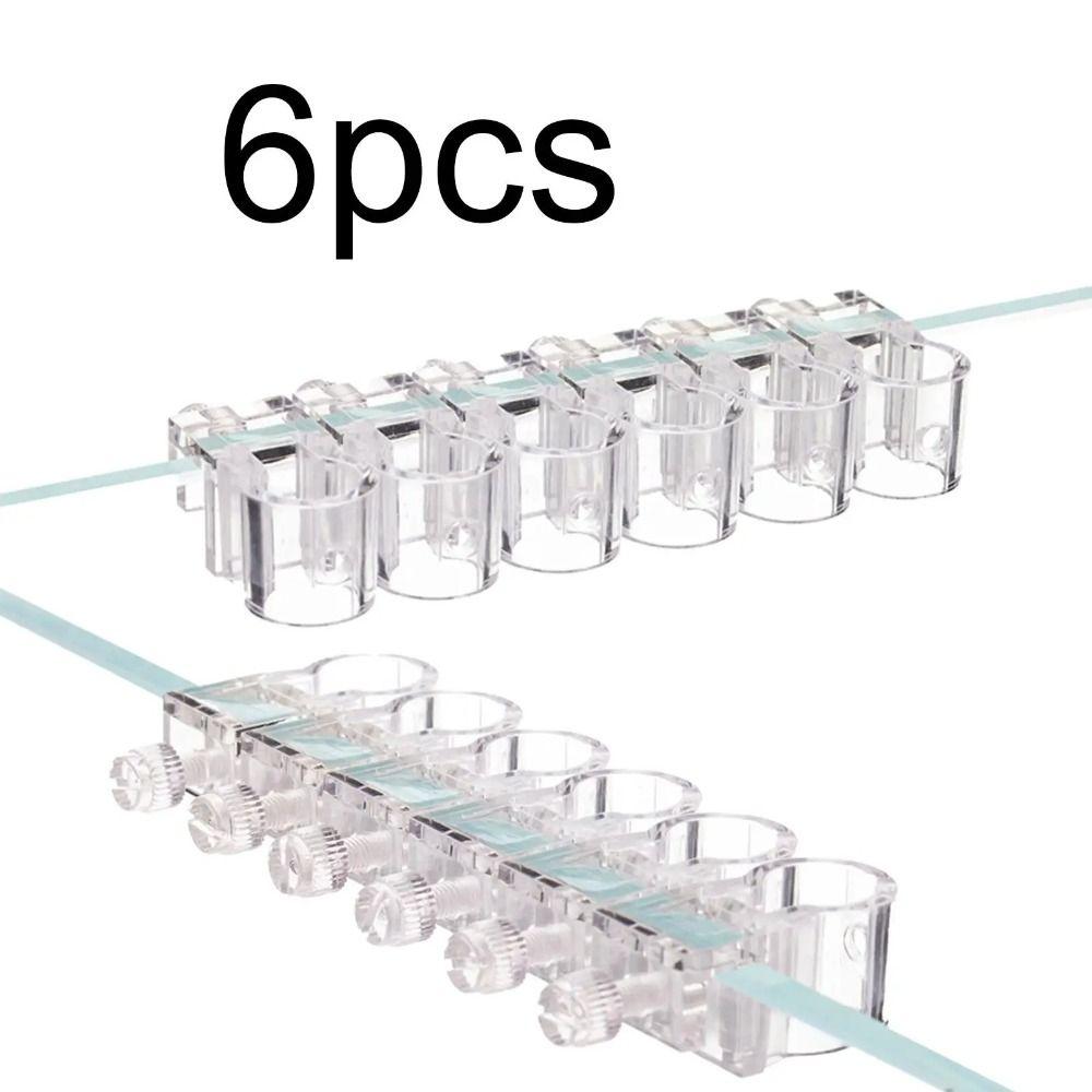 6 ks 6 ks PC Držák na rostliny do akvária Průhledné akvarijní doplňky Květináč do akvária Mini velikost Akvaskapování Pěstírna Použití v akváriu