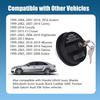 1 PC Car Fuel Tank Cap With Lock And Key, ABS Plastic Anti-Theft Fuel Tank Cap, Locking Cap Adapter Replaceable Accessories, Universal For Most Cars
