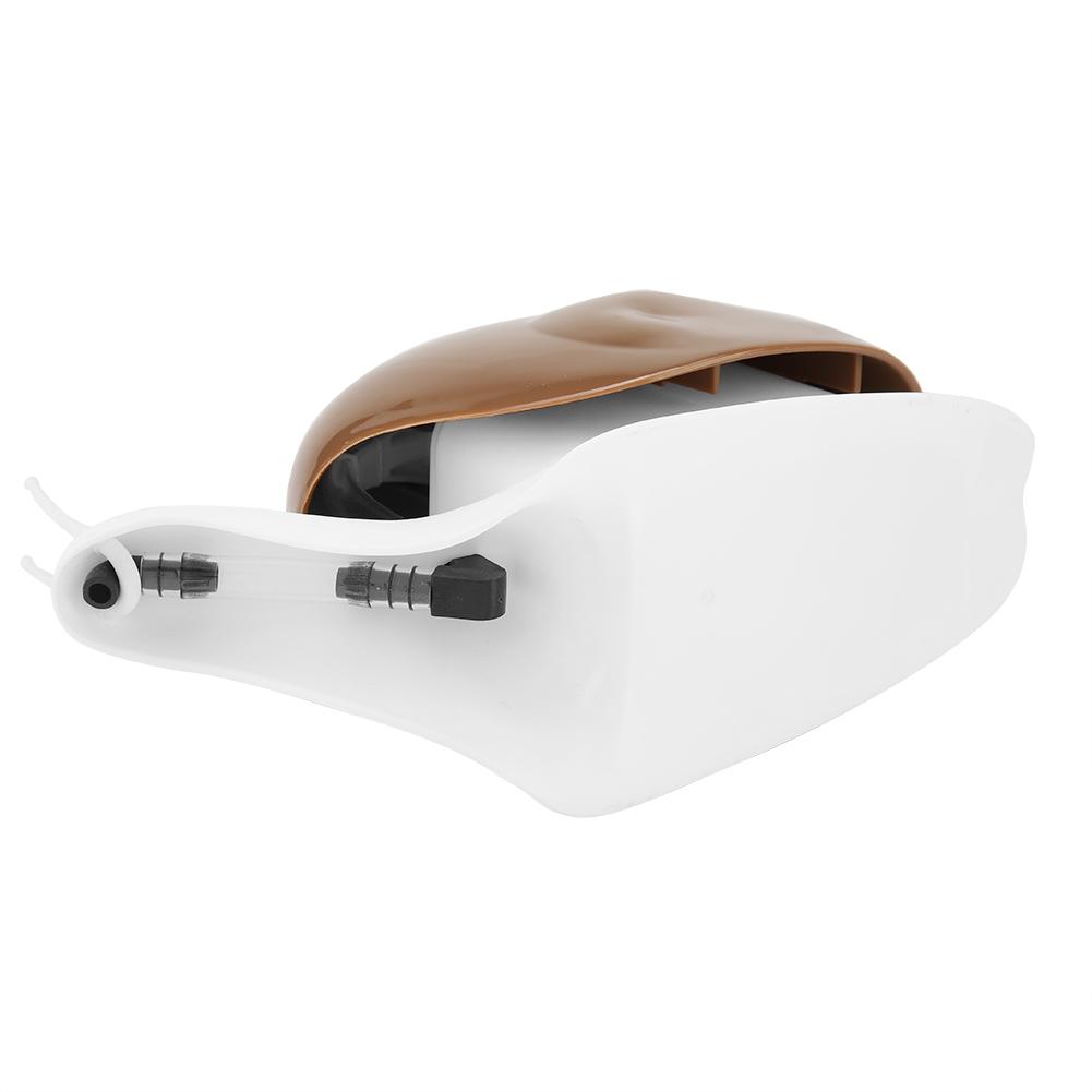 Snail Shape Press Style Soap Liquid Bottle Hand Lotion Dispenser Bathroom Accessories (Brown)