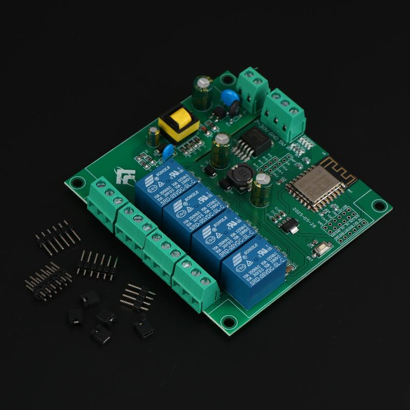 Esp8266 4-Kanal Drahtloses Wifi Relaismodul Ac-Dc Schaltnetzteilmodul Esp-12F Wifi Entwicklungsboard Für Arduino