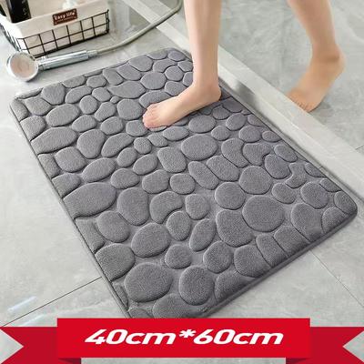 Alfombrilla de baño antideslizante para lavabo, bañera, suelo lateral, ducha, espuma viscoelástica, almohadilla 3D