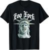 Zoo York Statue of Liberty Gritted Gold Grillz Hip Hop T-Shirt