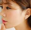 Jin Yali Fashion Korean Zircon U-Shaped Earrings