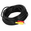 Portable CCTV Cable 2-In 1 Video Power Cord  +  Connector for Surveillance Camera DVD Player(10m 32.8ft )