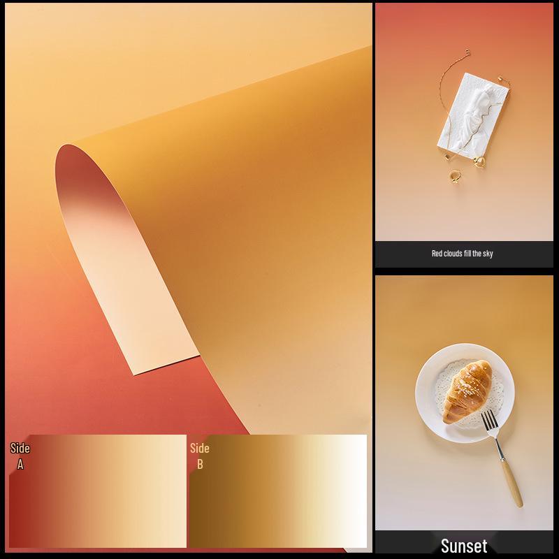 Double-Sided Gradient Backdrop for Still Life, Food & Jewelry Photography