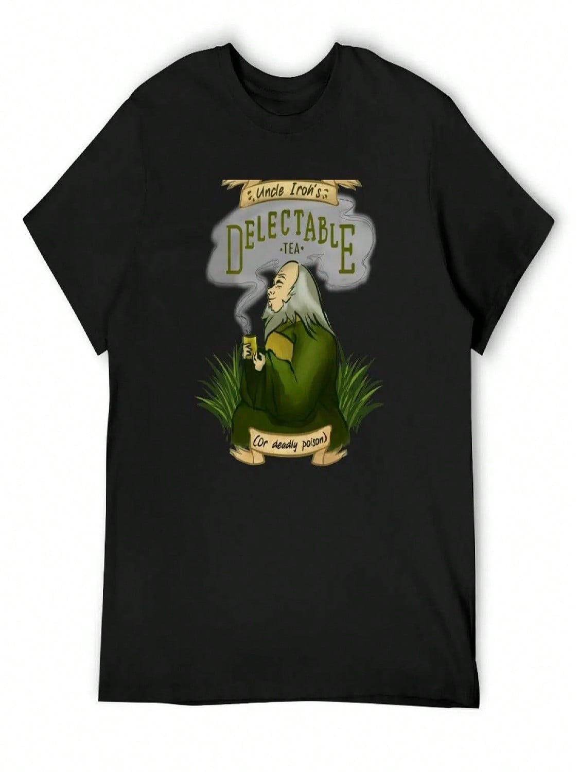 Iroh s Delectable Tea T-Shirt Anime T Shirts Funny T-Shirts Customs Vintage Luxury Clothes unisex S