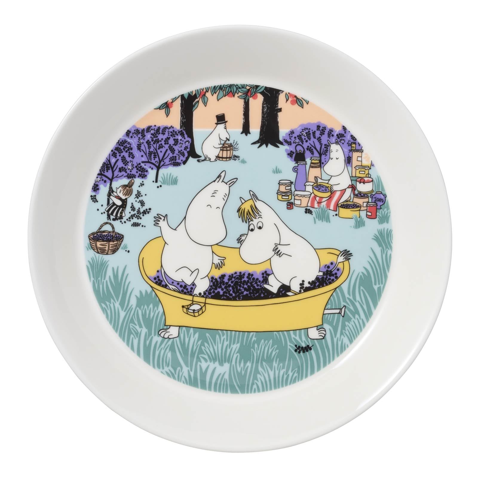 

[Officially Imported] Moomin by ARABIA Plate, 19cm, Moomin Berry Season 2024 Summer, Moomin Tableware, Arabia, 1069422