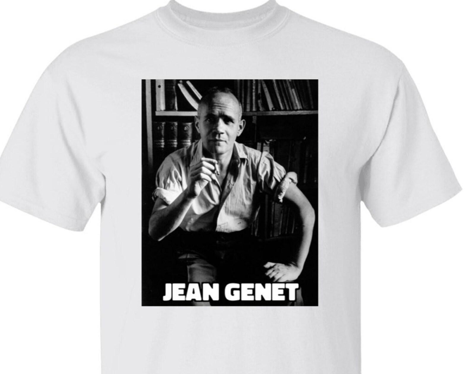 French Writer Jean Genet T shirt, French Literature Bad Boy Jean Genet T shirt 4XL