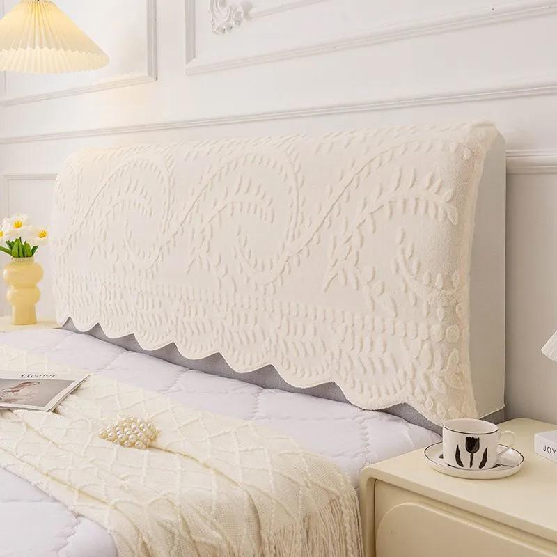 2026 New Thickened Rabbit Plush Headboard Cover with Full Coverage Anti Slip and No Shedding of Hair Comfortable All Year Round
