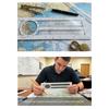 Portable Plotting Scale for Navigation Drawing in Flight and Marine Training with Electronic Backup Ideal for Professional and Students