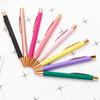 Retractable Ballpoint Pen 1.0mm Writing Pen Metal Ballpoint Pen Black Ink Stationery Pen for Student Teacher
