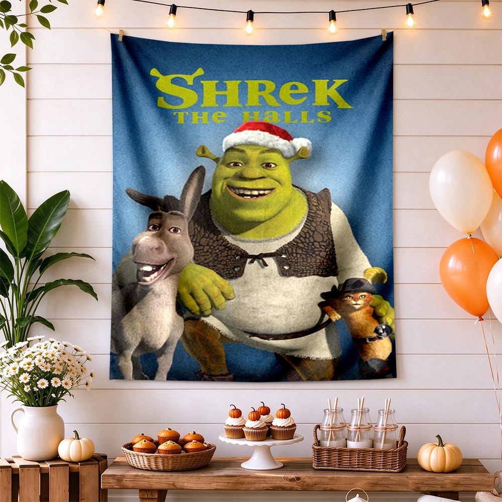 Shrek Vintage Tapestry Rustic Farmhouse Made For Dorm Wall Studio Wall Balcony Four Seasons Vintage Wall Art Perfect Gift For Dorm Roommate