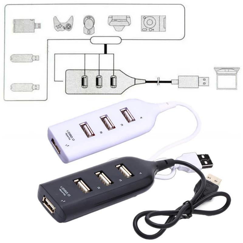 Micro USB Hub 2.0 Multi USB Port 4 Ports Hub USB High Speed HUb USB Splitter for PC Computer Accessories
