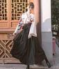 Taisho Roman Japanese Japanese Ethnic Large Camellia Pattern [Lady Lazy] Hakama, Clothing, Kimono, Hanfu, Clothes, Cosplay, Costume, Women's, Size,