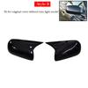 For Toyota Camry 6 xv40 Mark X / Reiz ABS Car Rearview Side Mirror Cover Wing Cap Exterior Door Housing Trim Adhesive Sticker