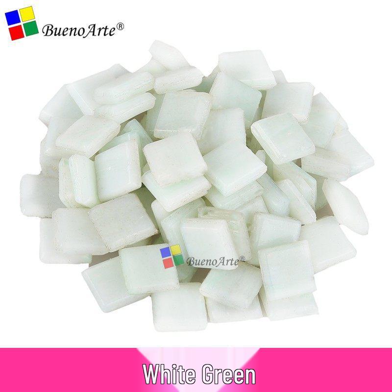260 Stück 1 cm Transparente Eisjade Mosaik Glasperlen für DIY Kerzenhalter Basteln