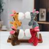 Little Donkey Little Horse Plush Toy Chain Bag Hanging Decoration Stuffed Animal Keychain Pendant Doll Gift 11cm