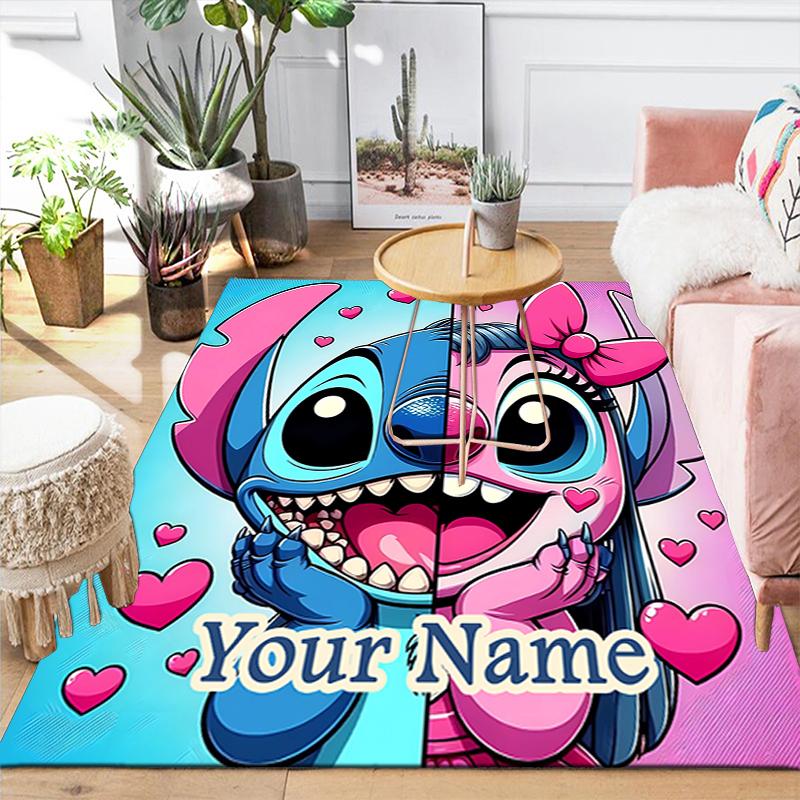 Custom 1Pc Stitch Balloons Fantasy World Rug Office Carpet Indoor Outdoor Entrance Doormat Nonslip Soft And Comfortable Living Room D291614