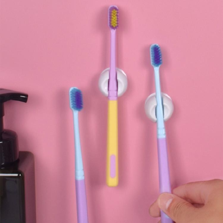 Set of 6 Silicone Suction Organizers for Toothbrush   Storage Waterproof Wall Mounts Kitchen Bathroom Friendly