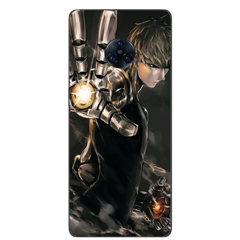 כיסוי טלפון One Punch Man גנוס עבור VIVO Y95 Y93 Y31 Y20 V19 V17 V15 Pro X60 NEX כיסוי טלפון שחור רך