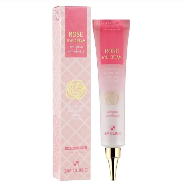 Rose Eye Cream 3w-Clinic with rose water 40 ml