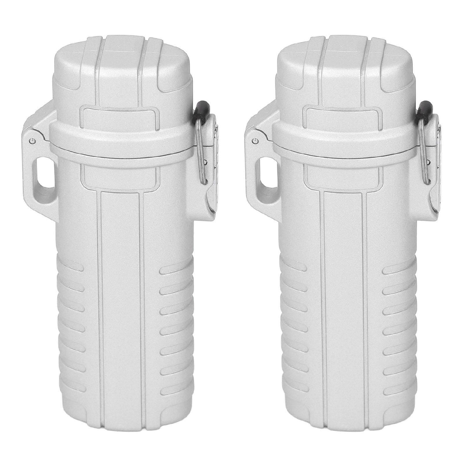 

2шт пластиковый контейнер для хранения водонепроницаемый герметичный портативный контейнер для ключей кольца серьги футляр для серебряный