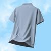 Summer Men's Ice Silk Short-Sleeve Round Neck T-shirt - Lightweight Casual Sports Top
