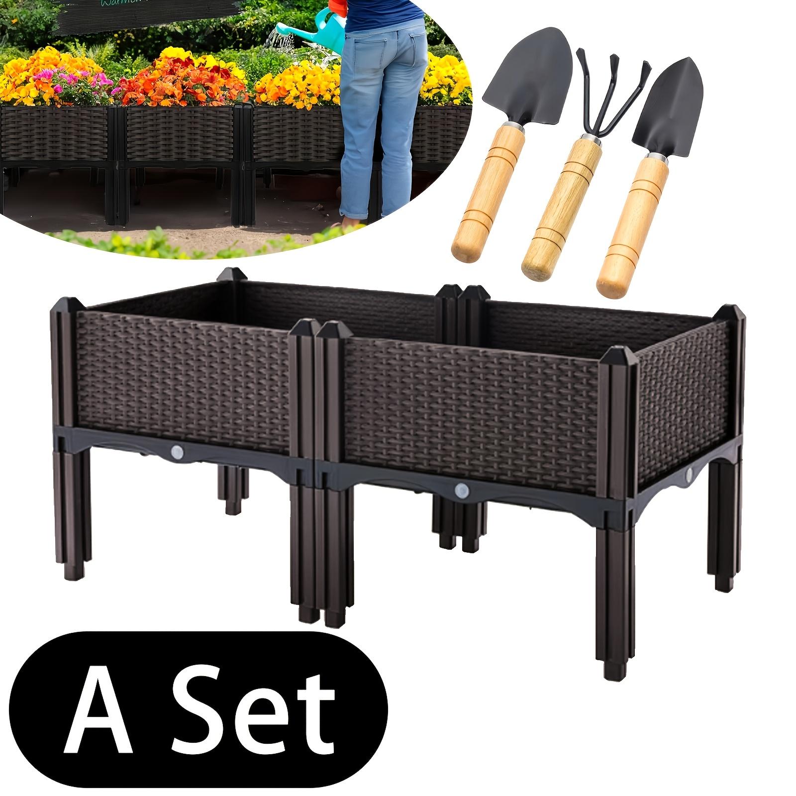 

Easter Spring Gift] 1 Set Of Multifunctional Upgraded And Elevated Single-Layer, Double-Layer, And Triple-Layer Flower Pot Stands, Made Color A