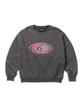 YESEYESEE Y.E.S Oval Logo Sweatshirt Charcoal