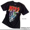 EVERSOUL KISS Kortärmad T-shirt, Gene Simmons, KISS Army Logotyp, Hårdrock, Herr, Svart, Storlek XL [Parallellimport]
