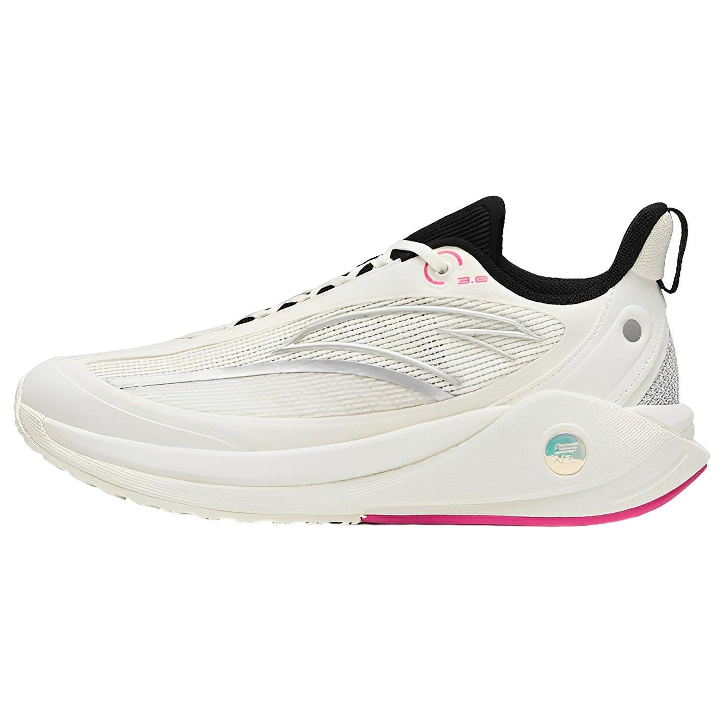 

New Anta C37 3.0 Anti Slip And Wear Resistant Breathable Low Top Casual Running Shoes Women s Silver White Black 922315537-5 36