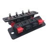 Quick Install Plastic Spring Terminal Clip for Speaker Systems 4Pin Auditory Connectors LED Aging Test 54mm Hole Space