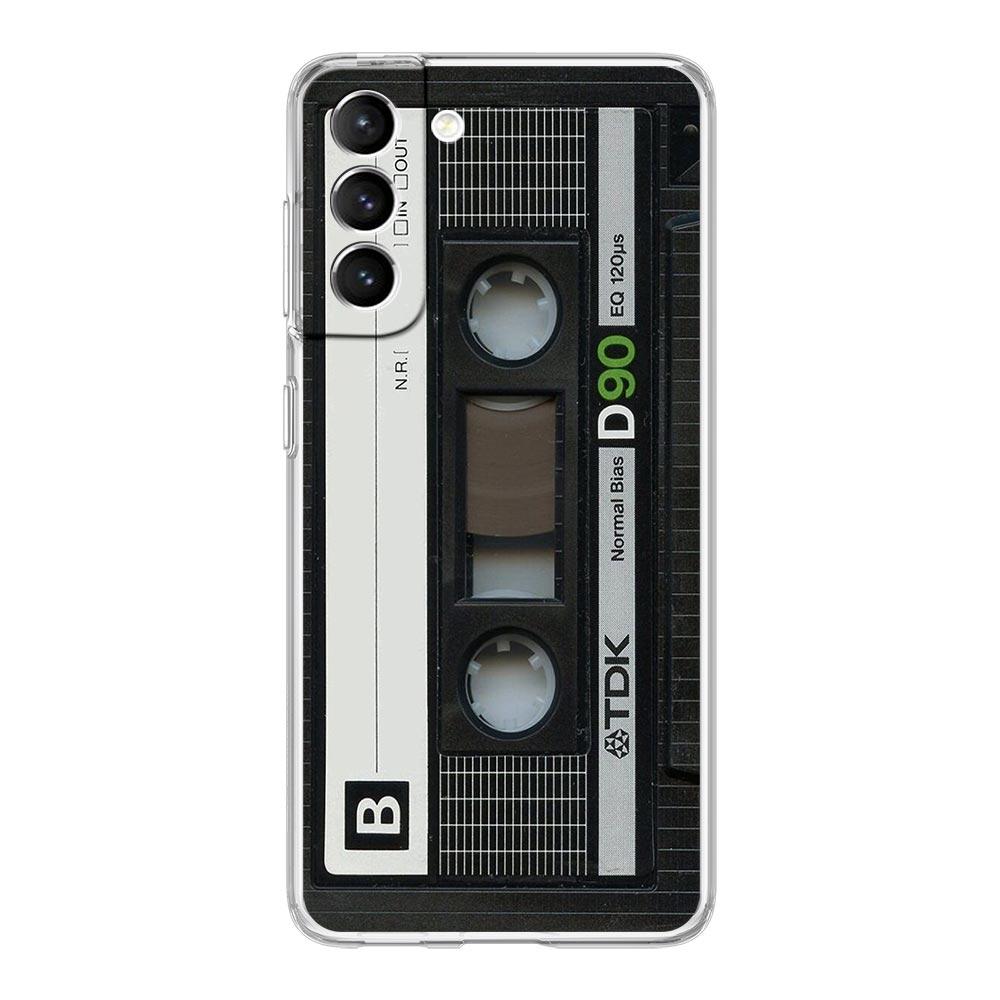 Phone Case For Samsung Galaxy S25 S24 S23 FE S22 Ultra S20 S21 5G S10 Plus S10E Soft Clear Cover vintage Cassette Tape