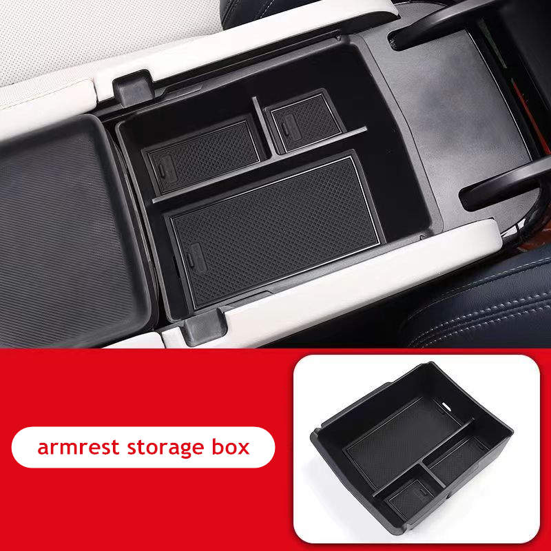 Armrest Storage Box Cup Holder for BYD Song Plus DMi EV 2023 2022 Car Interior Accessories armrest storage box