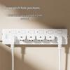Deli 6-Outlet Power Strip with Independent Switches CN plug (adapter included)