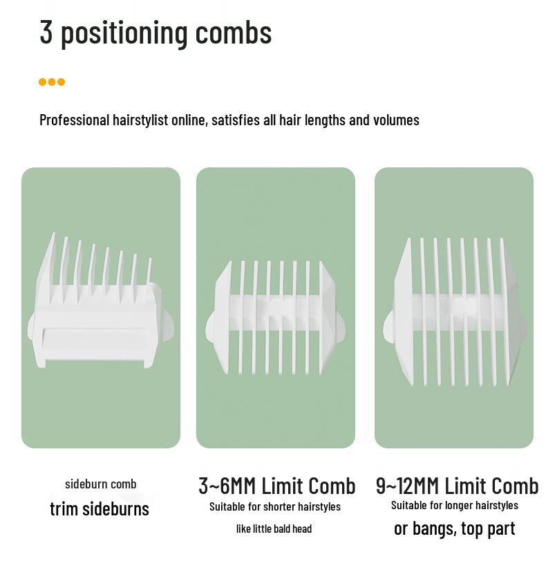 Silent Automatic Hair Suction Baby Hair Trimmer - Household Electric Clipper