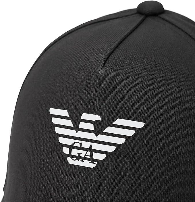 Emporio Armani branded baseball cap signed black