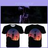 Camiseta de Terror Cabeça de Sereia Alienígena Para Crianças Apresentando Arte de Lenda Urbana Assustadora