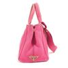 PRADA Canapa Tote Bag 2WAY Bag Shoulder Bag Crossbody Hand Bag Canvas pink
