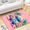 1pc Stitch Pattern Area Rug Soft Flannel Floor Mat for Living Room,Office,Bedroom and Carpet