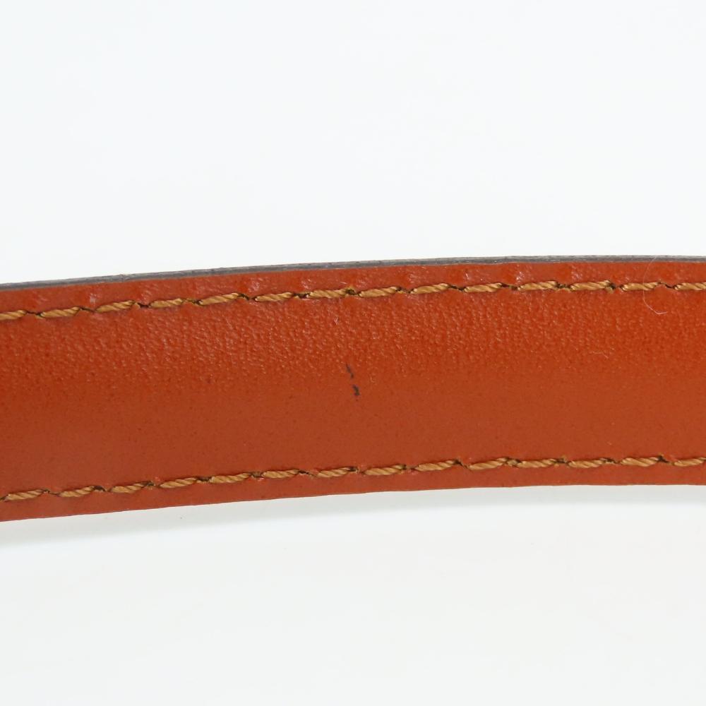 Used LOUIS VUITTON Shoulder Strap Leather Kenya Brown For Epi