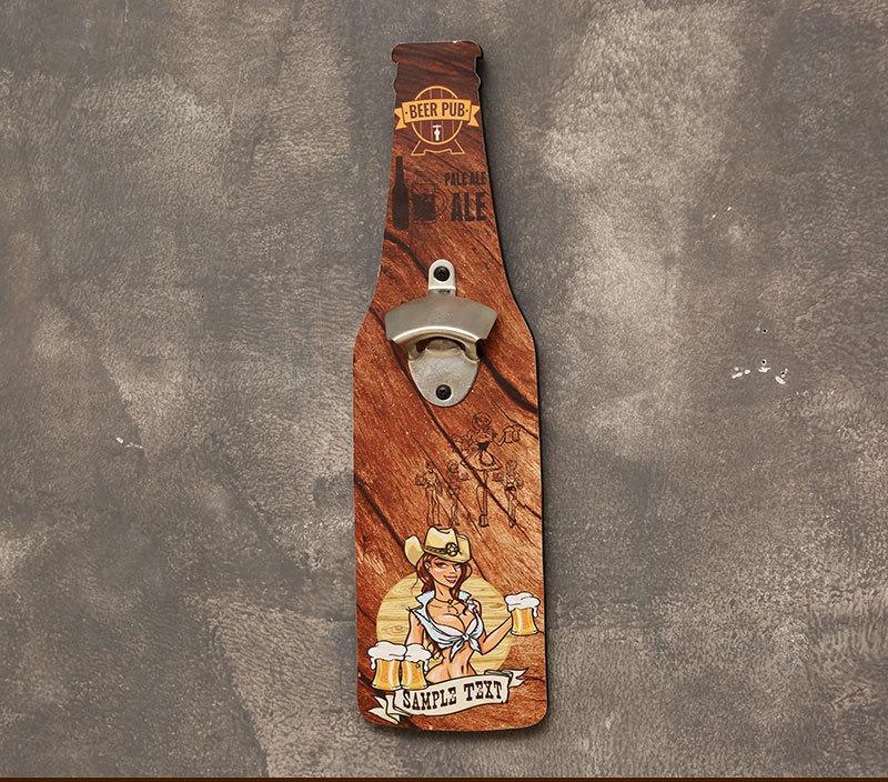Bottle Opener Restaurant Wall Creative Decoration Item Bar Restaurant Barbecue Shop Hanging Piece Unique Bottle Opener