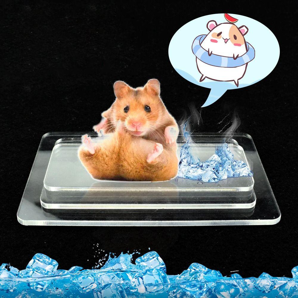 

Cool Hamster Cooling Board Silver Pet Ice Pad Durable Pet Cooling Board S